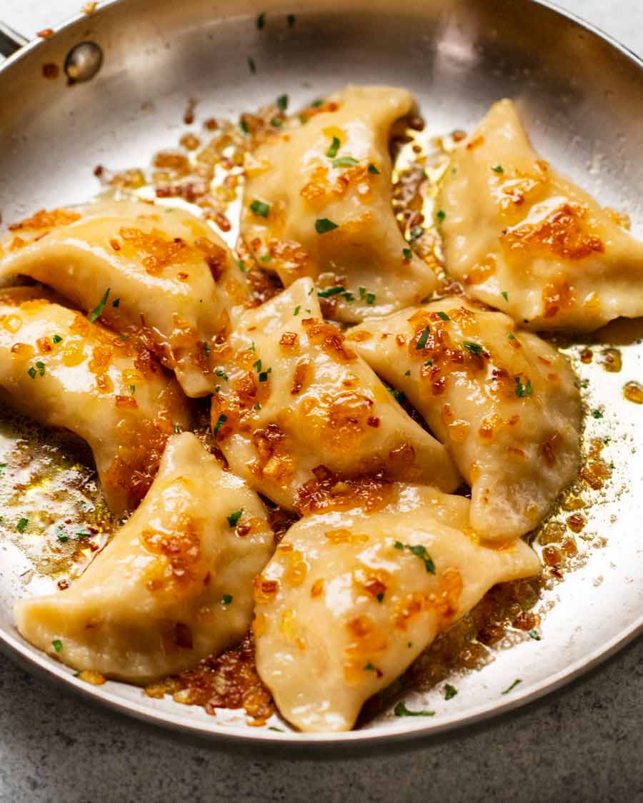 Making Pierogi Ruskie (Polish Dumplings)